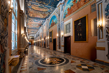 Image showing Historic Grandmaster's Palace courtyard. Valletta Malta