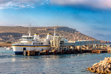 Image showing Cirkewwa Passenger Terminal, ferry to island Gozo. Malta