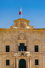 Image showing Il-Berga ta Kastilja building, Maltese prime minister residence. Valletta Malta