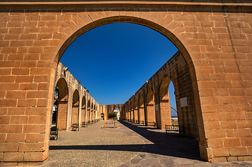 Image showing Upper Barakka Gardens in Valletta on Malta