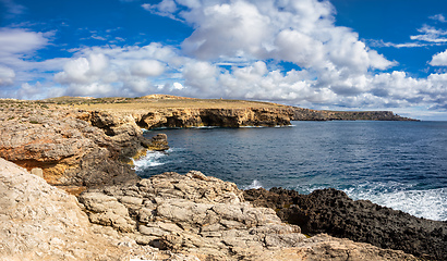 Image showing Mary Cliff, north west coast of Malta.