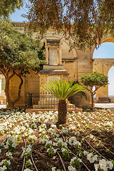 Image showing Upper Barrakka Gardens, Valletta, Malta