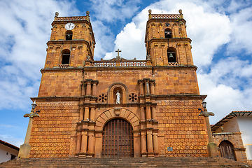 Image showing Parish Church of the Immaculate Conception in Barichara, Santander department Colombia