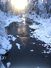 Image showing winter creek