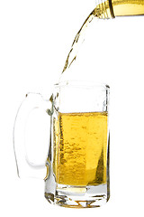 Image showing Pouring a Beer