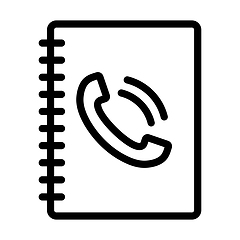 Image showing Phone Book Icon