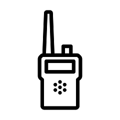 Image showing Portable Radio Icon