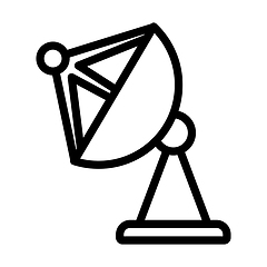 Image showing Satellite Antenna Icon