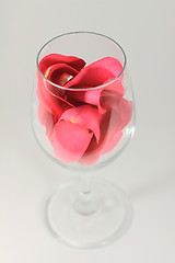 Image showing Valentines wine