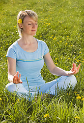 Image showing yoga