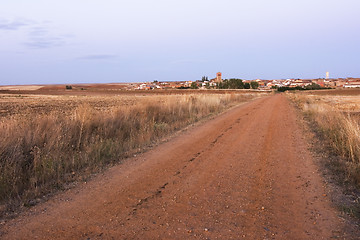 Image showing village rural road