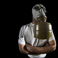 Image showing gas mask danger 