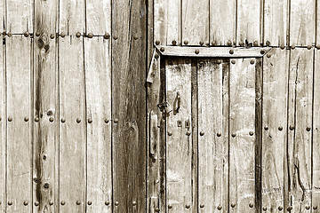 Image showing vintage door