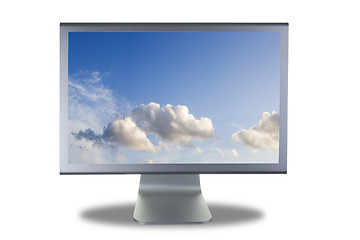 Image showing lcd monitor flat screen