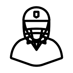 Image showing Cricket Player Icon