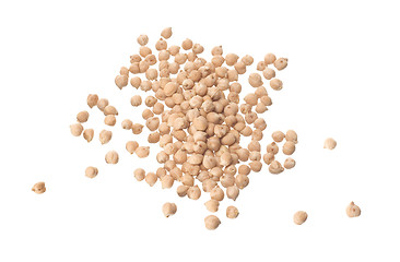 Image showing chickpeas isolated