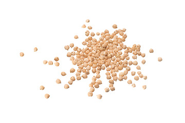 Image showing chickpeas isolated