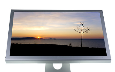 Image showing lcd monitor flat screen