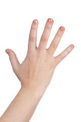 Image showing hand sign symbol