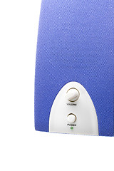 Image showing blue speaker