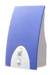 Image showing blue speaker