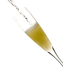 Image showing Champagne glass celebration