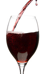 Image showing wine glass restaurant