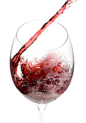 Image showing wine glass restaurant