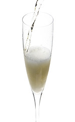 Image showing Champagne glass celebration