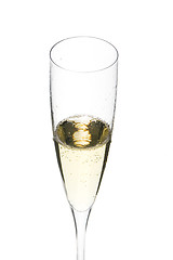 Image showing Champagne glass celebration