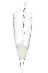 Image showing Champagne glass celebration