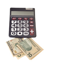 Image showing hand calculator
