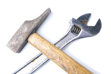 Image showing hammer and wrench tools