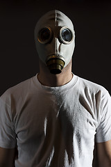 Image showing gas mask danger 