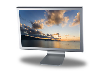 Image showing lcd monitor flat screen