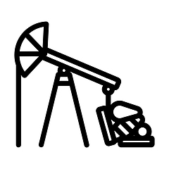 Image showing Oil Pump Icon