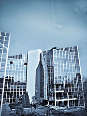 Image showing Office buildings complex