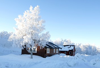 Image showing Winter cottage