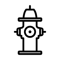 Image showing Fire Hydrant Icon