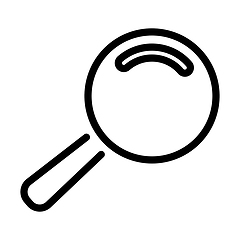 Image showing Icon Of Magnifier