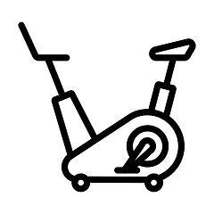 Image showing Icon Of Exercise Bicycle