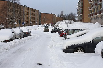 Image showing Snow in the street