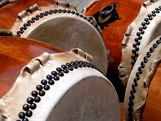 Image showing Traditional drums