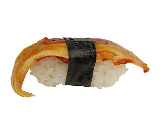 Image showing Japanese eel sushi