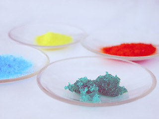 Image showing Colorful substances