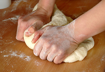 Image showing dough making