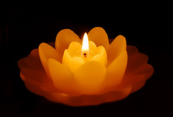 Image showing Burning candle