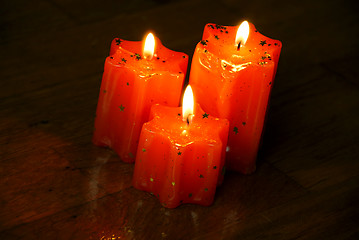 Image showing Burning candles