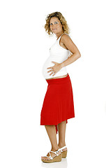 Image showing Happy pregnant woman