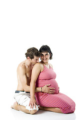 Image showing Couple expecting a baby